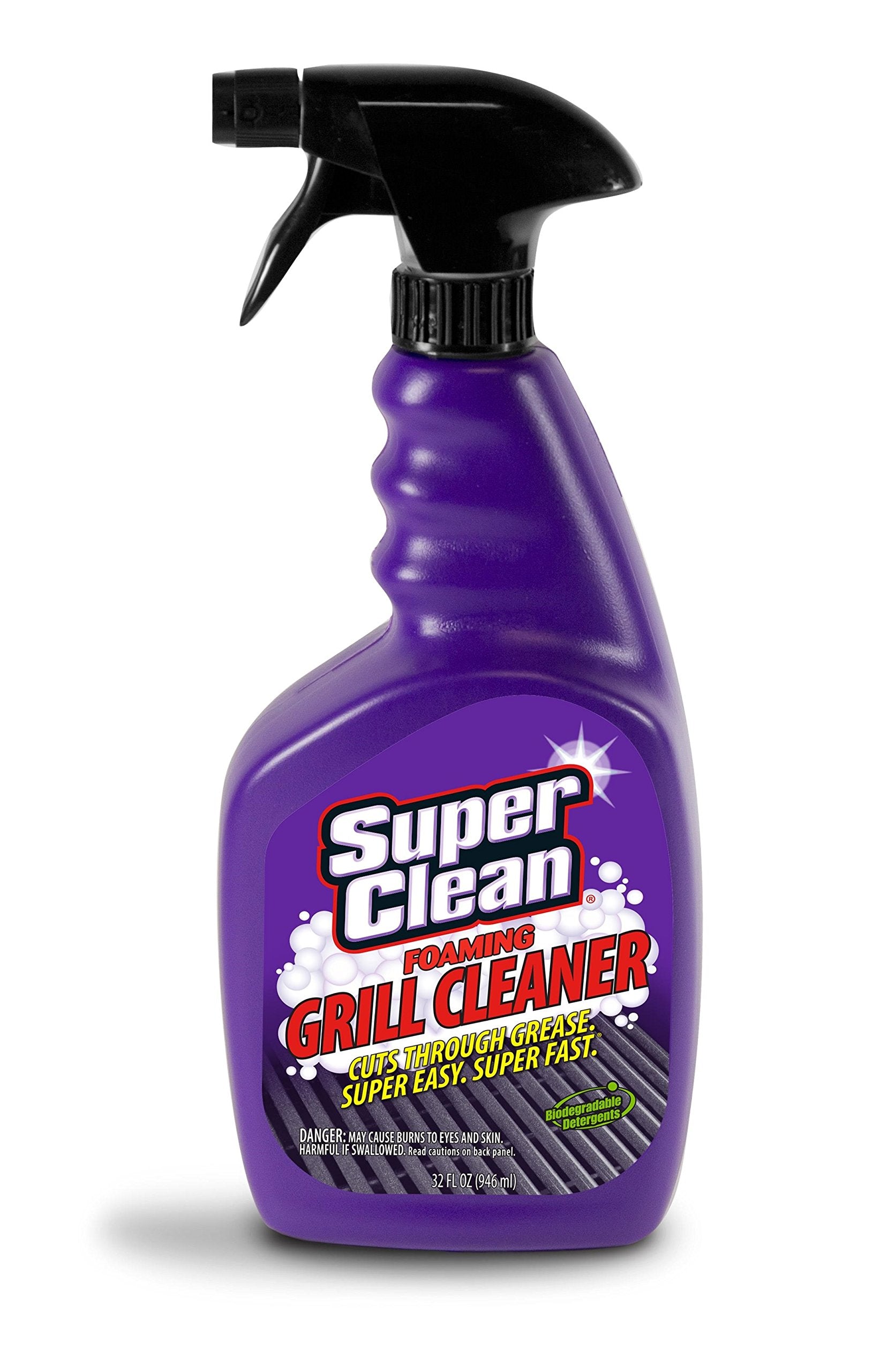 Super Clean Size Foaming All Purpose Grill Cleaner Degreaser, Biodegradable, 32oz Value, Color, 32 Fl Oz