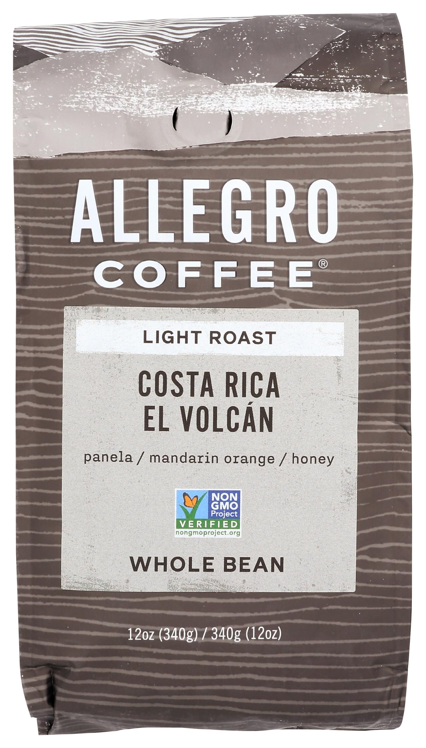 Allegro Coffee, Coffee Costa Rica El Volcan Whole Bean, 12 Ounce