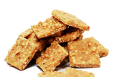 Gourmet Cashew Brittle Candy by Its Delish, 1 Lb Bag | Handmade Old-Fashioned Style | Delicious Square Cut Pieces of Roasted Cashews Nuts Snack Gift |