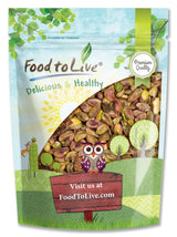 Food to Live - Dry Roasted Pistachio Kernels, 1 Pound - Oven Roasted Whole Nuts, No Shell, Unsalted, No Oil Added, Kosher. High in Protein, Fats.