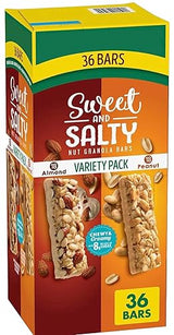 Natures Valley Sweet and Salty Granola Bars, Variety Pack, 36