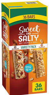 Natures Valley Sweet and Salty Granola Bars, Variety Pack, 36