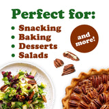 Food to Live - Pecan Halves, 1.5 Pounds Raw Pecan Nuts, Large Size, Unsalted, Unsweetened, Vegan, Kosher, Shelled, Bulk. Good source of Magnesium