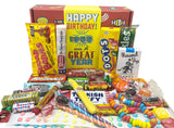 RETRO CANDY YUM ~ 1955 71st Birthday Nostalgic Candy Gift Basket Box Assortment from Childhood Memories for 71 Year Old Woman or Man Born 1955 jr