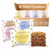 Love + Chew Mini Vegan Cookies, Gluten Free, 3-4g Plant Based Protein Per Cookie, Healthy Snacks for Adults and Kids, Individually Wrapped Cookies