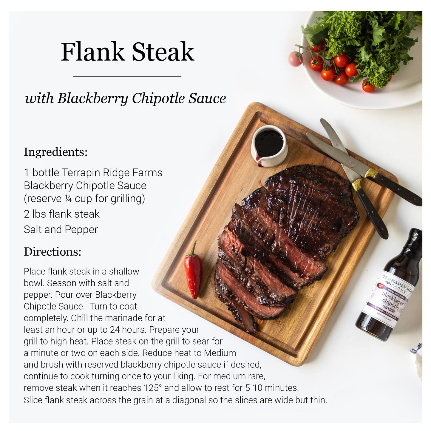 Terrapin Ridge Farms Blackberry Chipotle Sauce - Sweet & Smokey BBQ Sauce for Ribs, Tacos, and Appetizers, Vegan & Gluten Free - 15 oz bottle