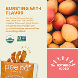 Peeled Snacks Organic Dried Fruit - Healthy, Vegan Snacks for On-the-Go Lunch and More Mango, 12 Oz (Pack of 1)