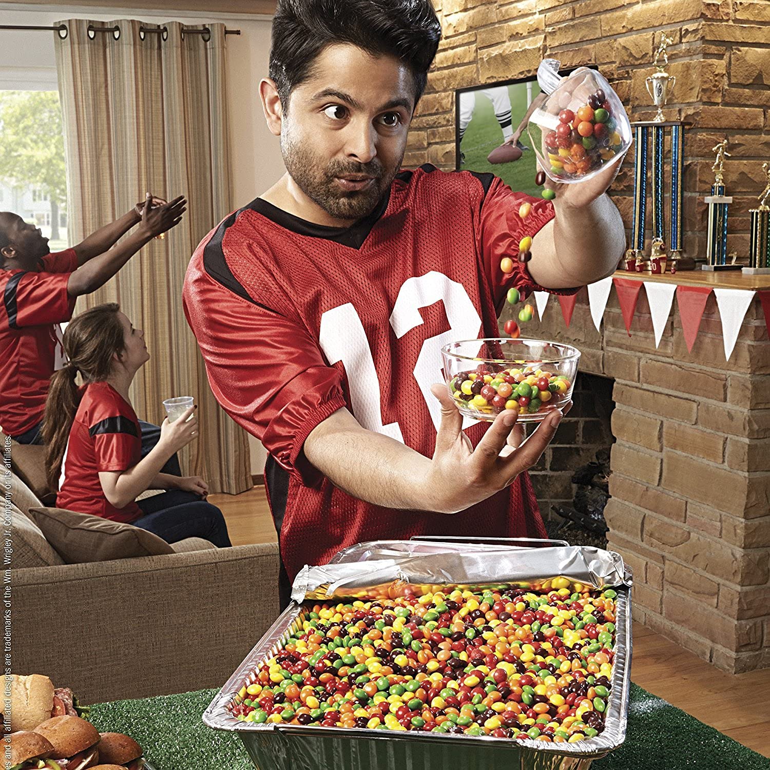 Skittles Flavor Mash-Ups Wild Berry and Tropical Candy, Resealable 7.2 ounce bag