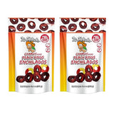 La Helada Gummy Peach Rings Bag 2 Pack - Dulces Enchilados - Spicy Peach Rings - Chamoy Candy - Spicy Gummies - 2/12.4oz Bags