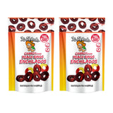 La Helada Gummy Peach Rings Bag 2 Pack - Dulces Enchilados - Spicy Peach Rings - Chamoy Candy - Spicy Gummies - 2/12.4oz Bags