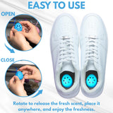Air Jungles Shoe Deodorizer Balls 12 Ct, Fresh Linen Scent, Odor Remover Balls for Sneakers, Gym Bags, Lockers, and Drawers, Essential Oil Provides