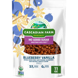 Cascadian Farm, Granola Blueberry Vanilla No Added Sugar, 11 Ounce
