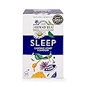 Ahmad Tea Herbal Tea, Camomile, Honey, & Lavender 'Sleep' Natural Benefits Teabags, 20 ct (Pack of 6) - Decaffeinated & Sugar-Free