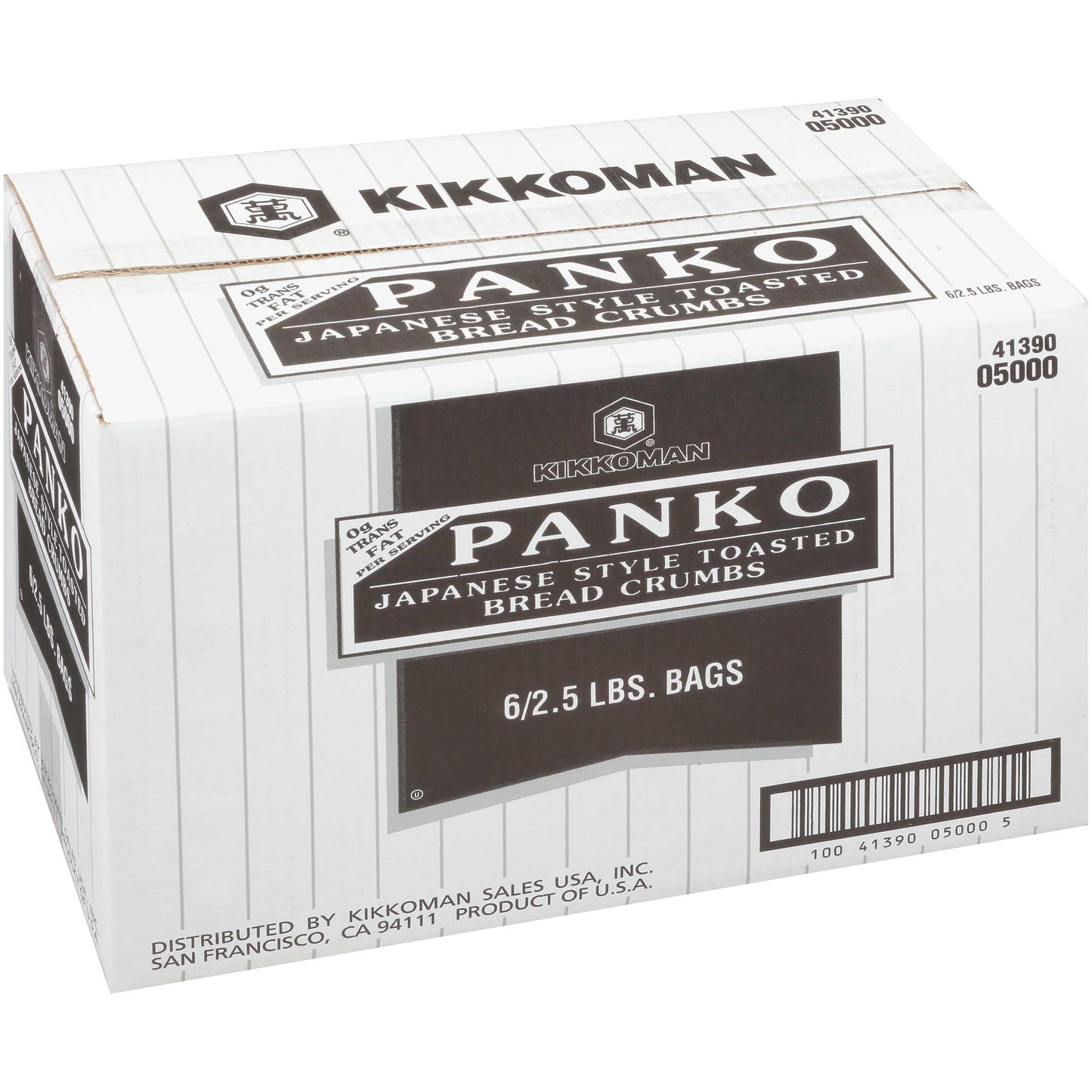 Kikkoman Panko Japanese Style Toasted Bread Crumb, 2.5 Pound -- 6 per case.