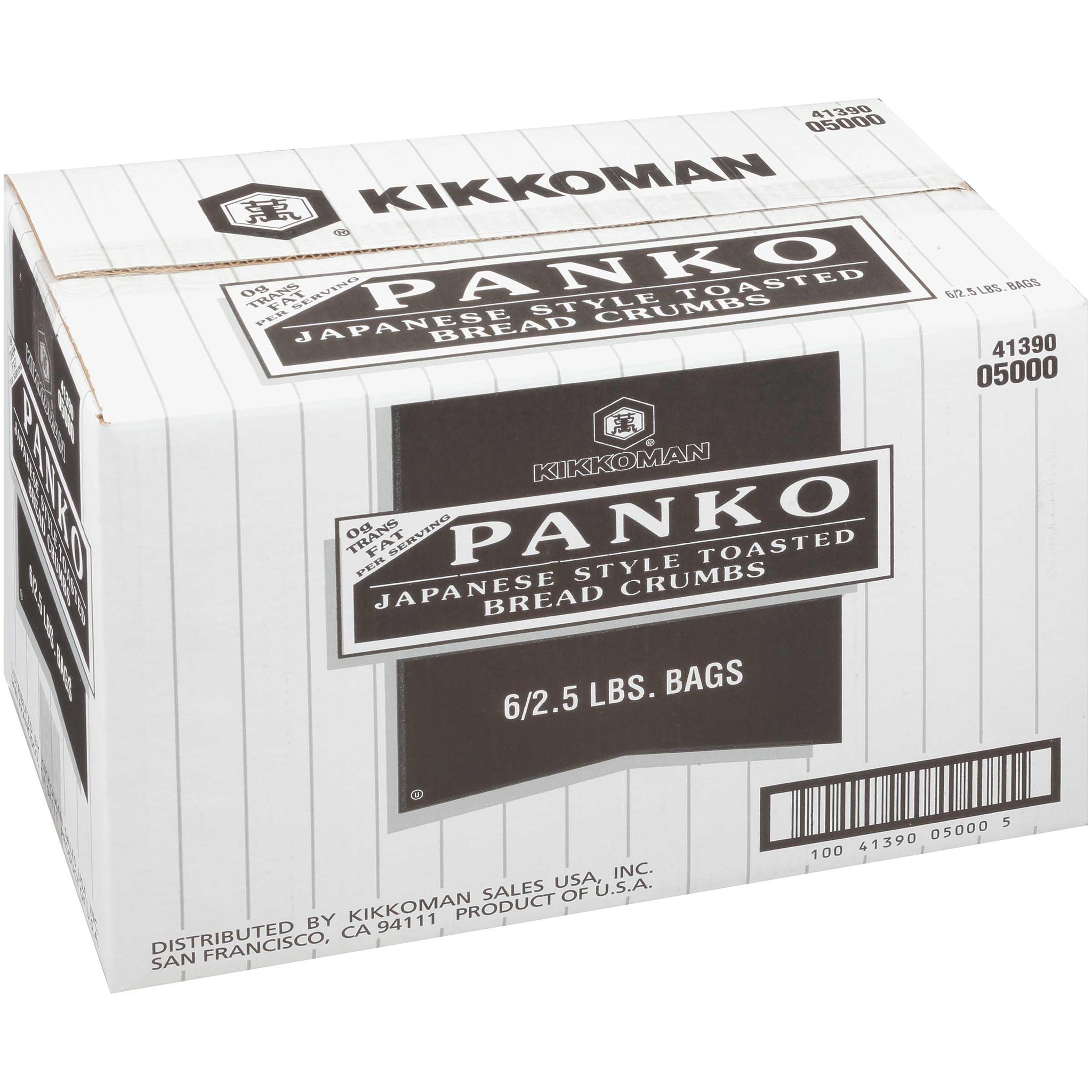 Kikkoman Panko Japanese Style Toasted Bread Crumb, 2.5 Pound -- 6 per case.