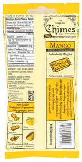 Chimes Ginger Chews Candy, Mango, 1.5 Ounce (Pack of 1)