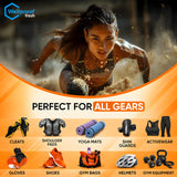 Wellproof 2-in-1 Sports Gear Cleaner & Odor Eliminator - 3X Powerful Nano-Enzyme Deodorizer for Athletic Gear, Baseball, Hockey, Football, Boxing