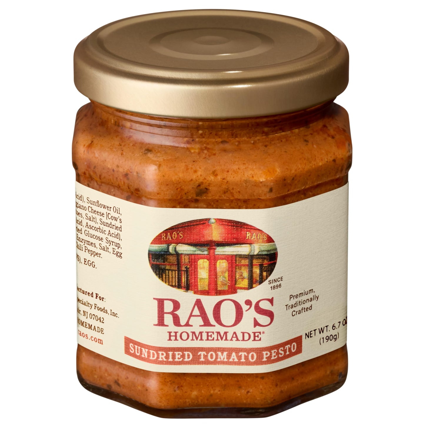 Rao's Homemade Sun Dried Tomato Pesto Sauce, 6.7 oz