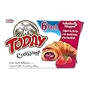 Today Soft Croissant, Perfect Breakfast Pastry, Individually Wrapped (Strawberry, Pack of 6)
