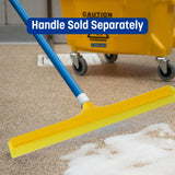 SPARTA 4156804 Plastic Double Foam Squeegee, Commercial Squeegee With Durable Contruction For Cleaning, Commercial, Residential, 24 Inches, Yellow