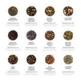 Teabloom - World's Finest Pyramid Tea Collection, 24 Varieties of USDA Certified Organic & Kosher Teas - Black Tea, Green Tea, White Tea, Oolong Tea