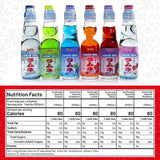 Shirakiku Ramune Variety pack, 6 Count, 6.76 Fl Oz Glass Bottles, Japanese Carbonated Soft Drink