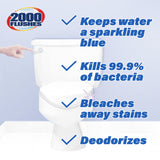 2000 FLUSHES-208017 Blue Plus Bleach Automatic Toilet Bowl Cleaner, 3.5 OZ ( Pack Of 12 )