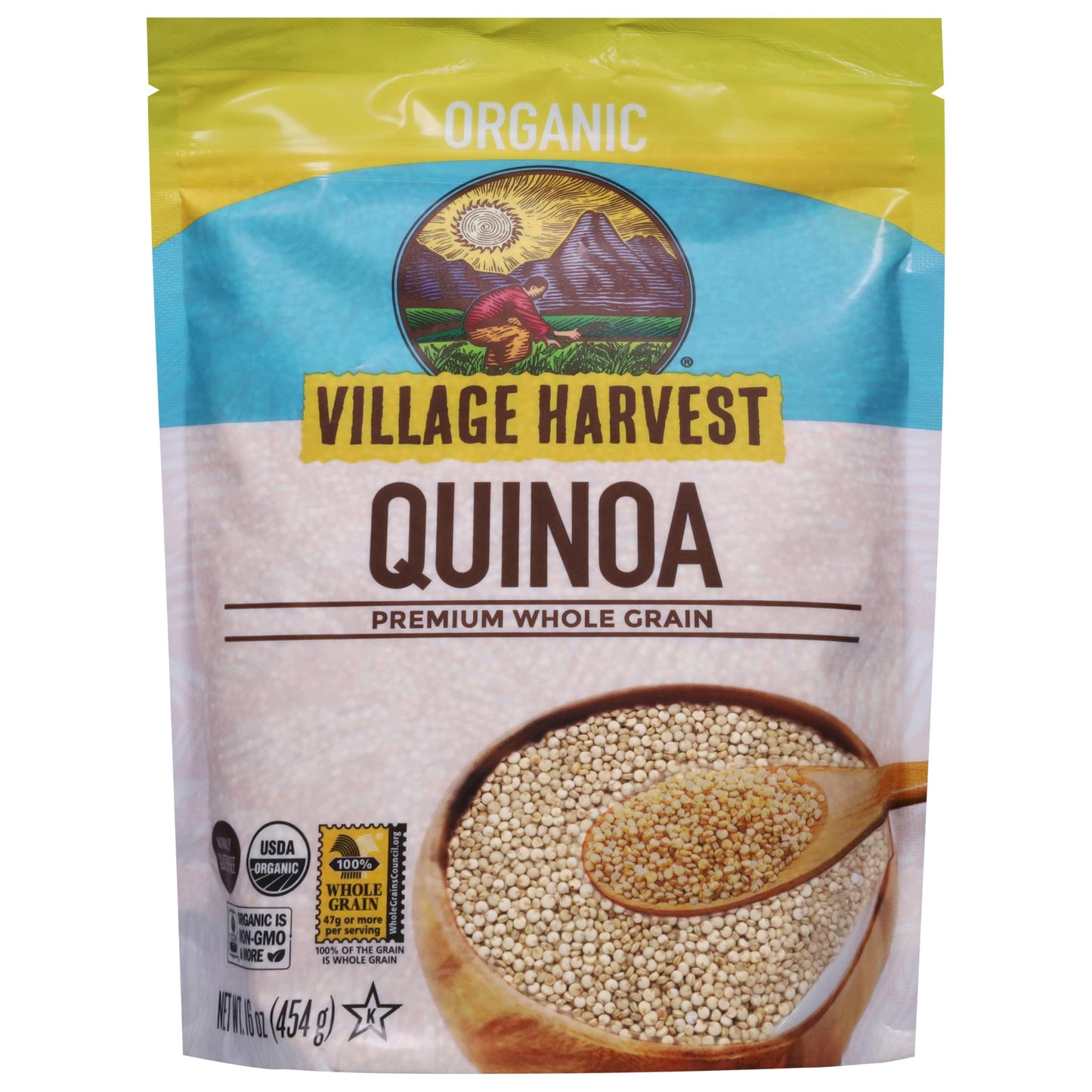 Village Harvest, Quinoa Organic, 16 Ounce