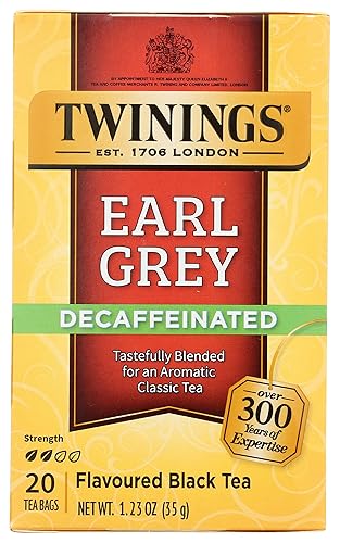 TWININGS TEA, TEA,DECAF,EARL GREY 20 BAG