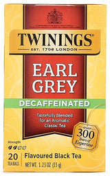 TWININGS TEA, TEA,DECAF,EARL GREY 20 BAG