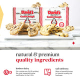 David's Cookies Cookies and Cream and Lemon Blueberry Decadent Cookie Dough Ready to Bake Frozen Variety Pack with Chocolate Cookie Pieces White