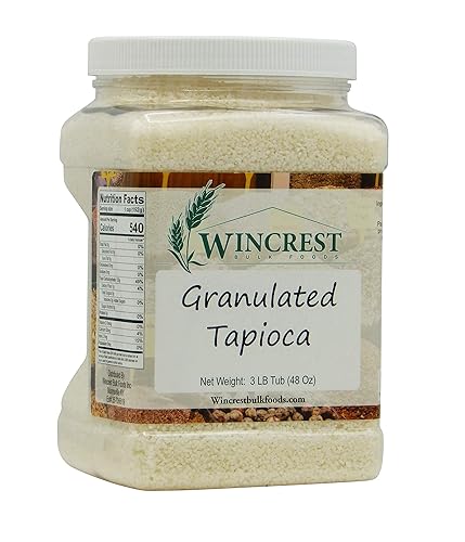 Granulated Tapioca - 3 Lb Tub