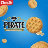 Christie Peek Freans Pirate Peanut Butter Oatmeal Cookies, 300g/10.6 oz., {Imported from Canada}