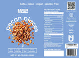 RANCHO PECANA - Natural Pecan Pieces, 5 LB, Gluten Free Chopped Pecans, non-GMO, Vegan Snack, Organic Snack, Kosher, Keto, 3g Protein per 1 oz