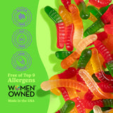 Albanese Candy, Mini Assorted Fruit Gummi Worms, 5-pound Bag