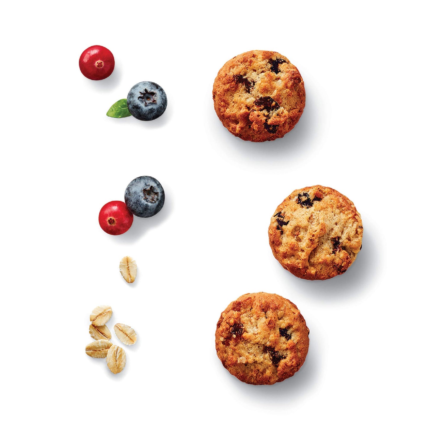 WW Oat & Mixed Berry Breakfast Cookies - 3 SmartPoints, Nut Free - 3 Boxes (15 Count Total) - Weight Watchers Reimagined