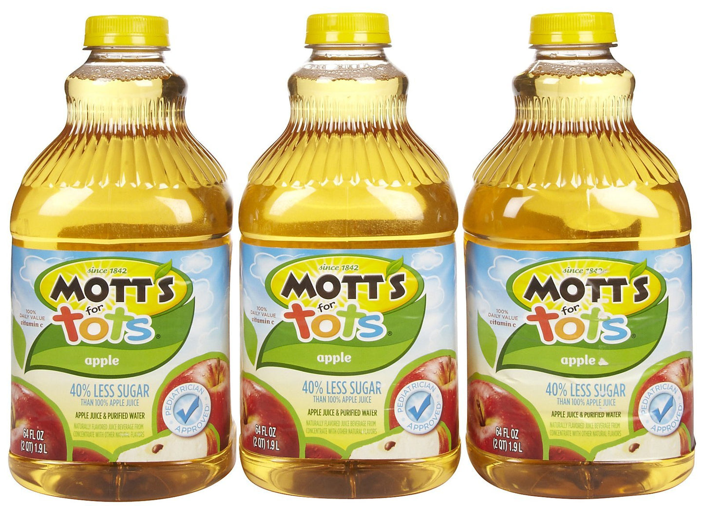 Mott's, Tots Apple Juice, 64 Fl Oz Bottle