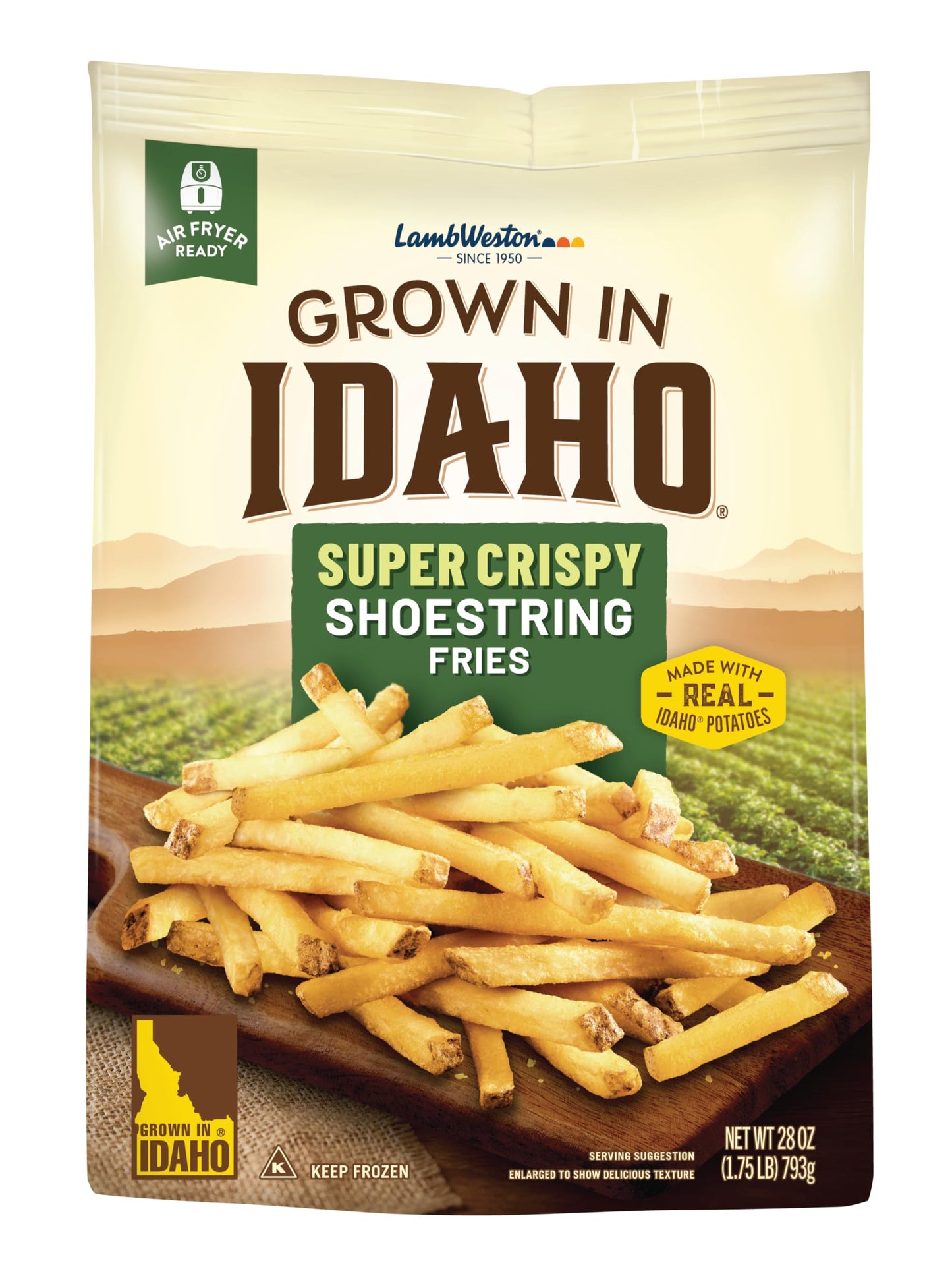 Grown in Idaho Super Crispy Shoestring Fries, 28 Oz