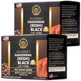 Eternal Gourmet Ganoderma (REISHI) Black Coffee 2 in1 Made in USA Cafe Negro con ganoderma Eternal(2-Pack)