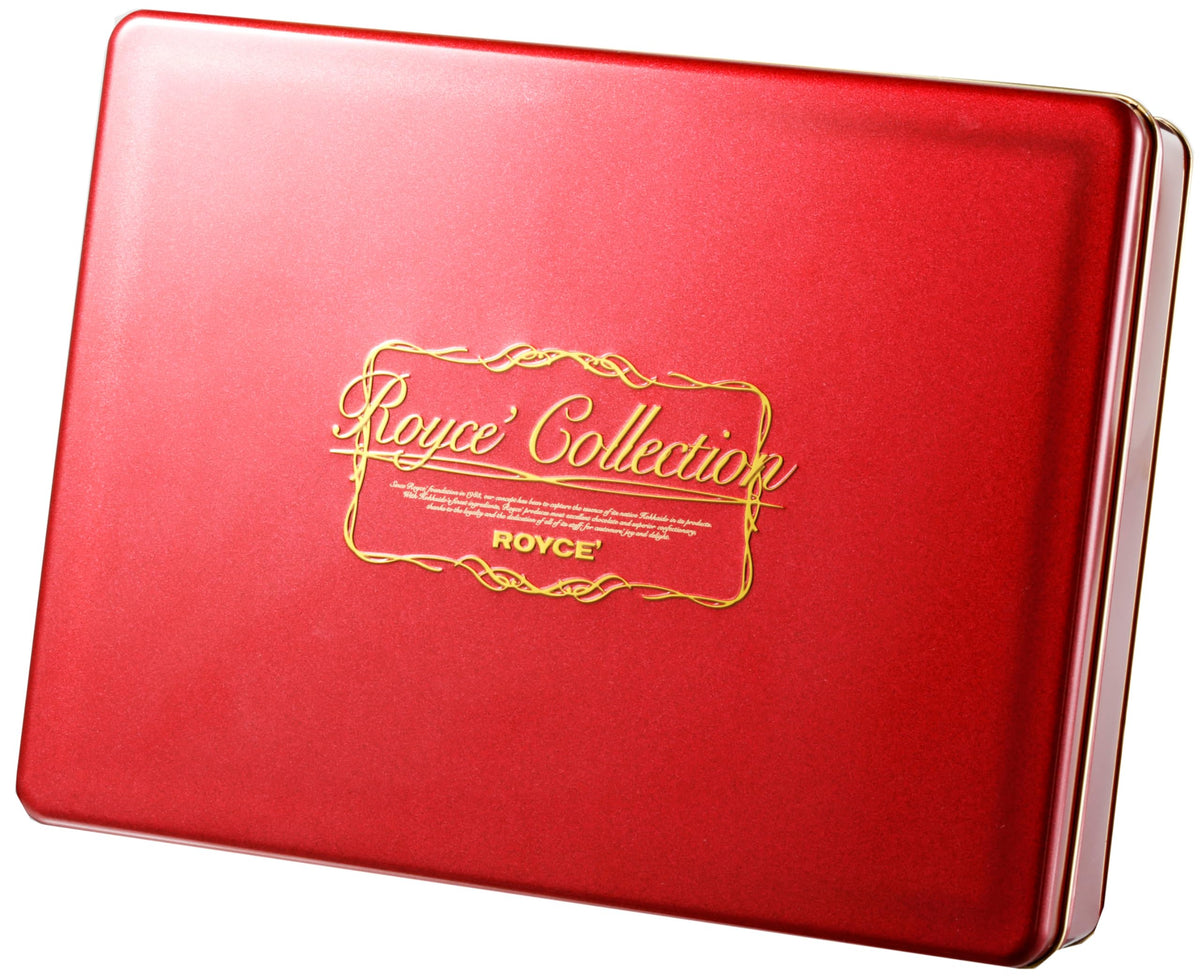 ROYCE Collection Can "Red" - Assortment of Chocolates with a Variety of Flavors and Textures | Luxury Chocolate Gift Set | Japanese Chocolate from