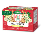 Tadin Bronco Tea with Eucalyptus and Gordolobo, Herbal Tea, Caffeine Free, 24 Tea Bags Per Box, Pack of 1