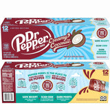 Louisiana Pantry Dr. Pepper Creamy Coconut 12 Ounce Cans or 20 Ounce Bottles (12 Pack 12oz, Dr. Pepper Creamy Coconut)