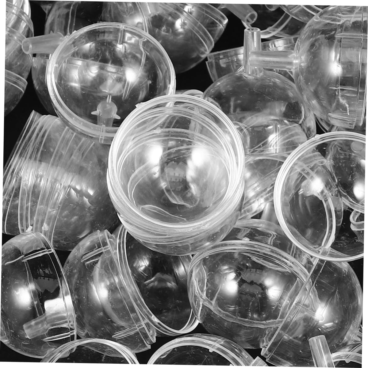 OFFIGAM 40Pcs Transparent Chocolate Ball Cup Bases for Candy Bouquets Practical and Decorative Candy Packaging for Valentine Day and Special Occasions