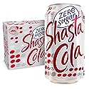 Shasta Zero Sugar Cola | 12-Pack of 12oz Cans | Bold Cola Taste | Sugar-Free | Zero Calories | Caffeinated