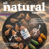 Fig Serrano BBQ Sauce - Bearfoot BBQ - Gluten Free, 13.3 oz, Small Batch, Non-GMO, No Preservatives, No Corn Syrup, No Seed Oils. Marinade, Cooking