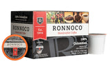 Ronnoco 100% Colombia Supremo Coffee | 12 Count | Handcrafted Medium Roast Coffee Pods | Single-Serve Cups for Coffee Maker at the Office, Hotel, or