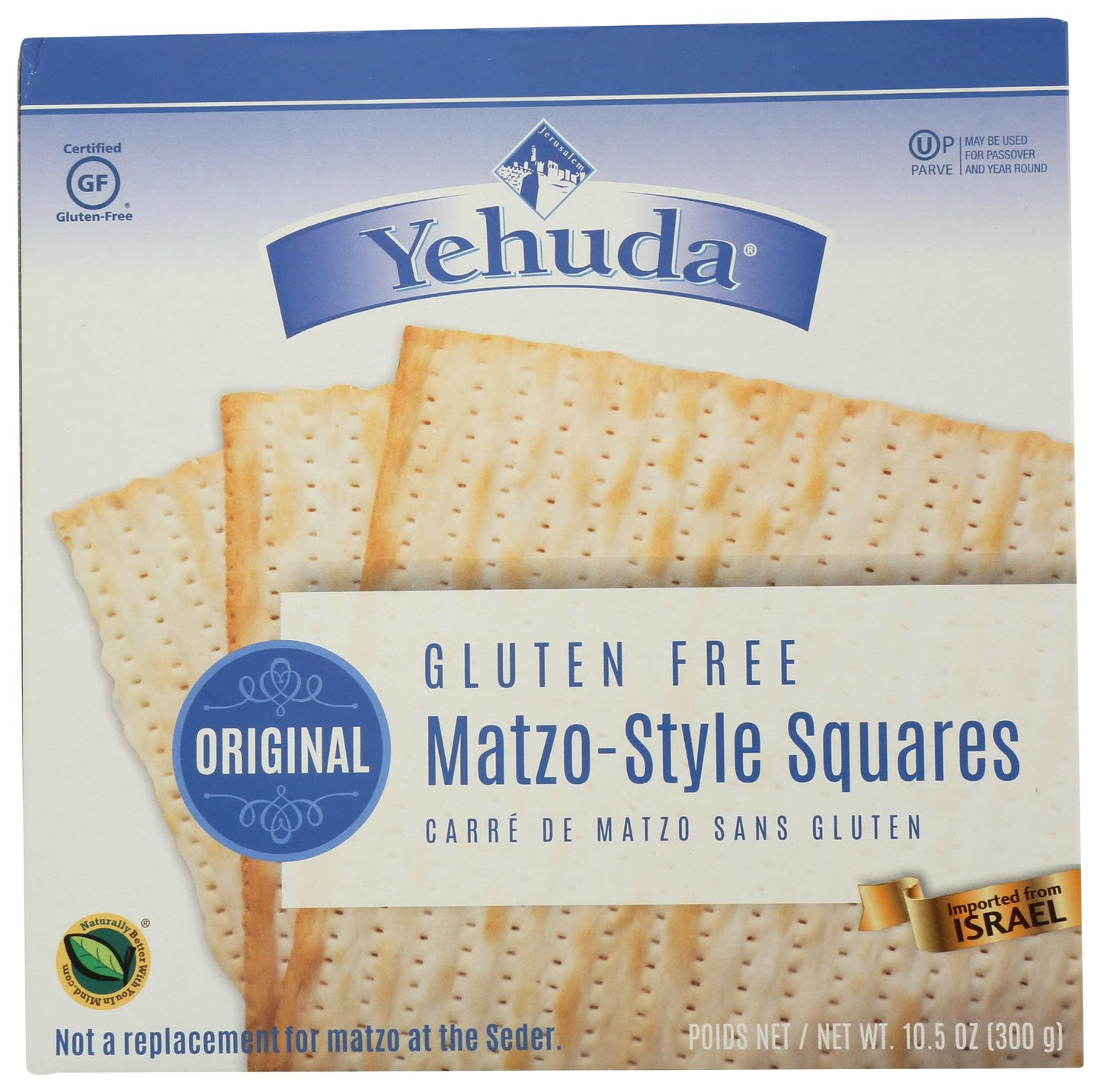 Yehuda Matzo-Style Squares, Gluten Free, 10.5 oz