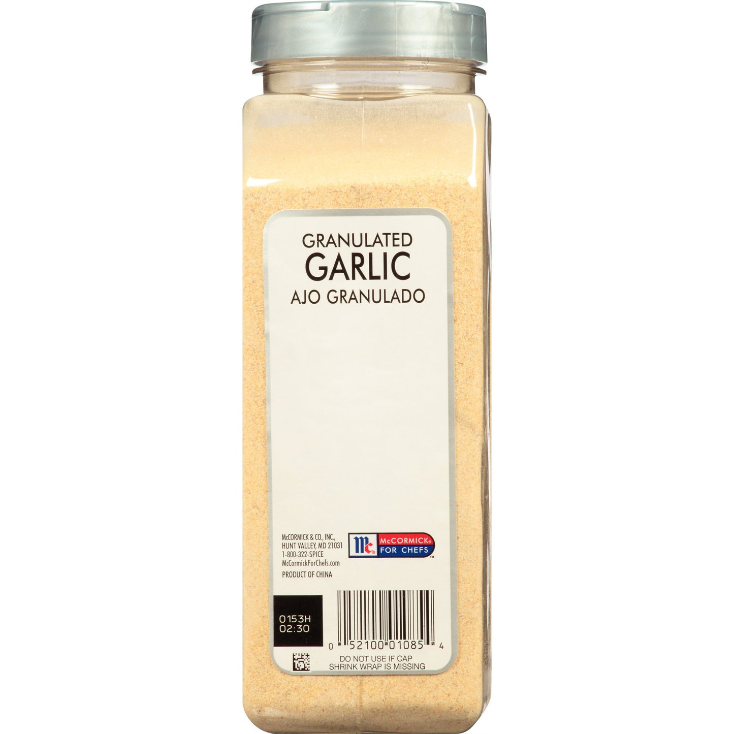 McCormick Culinary Granulated Garlic, 26 oz - One 26 Ounce Container of Granulated Garlic Powder, Best in Rubs for Beef, Pork, Fish, Poultry or Sauces