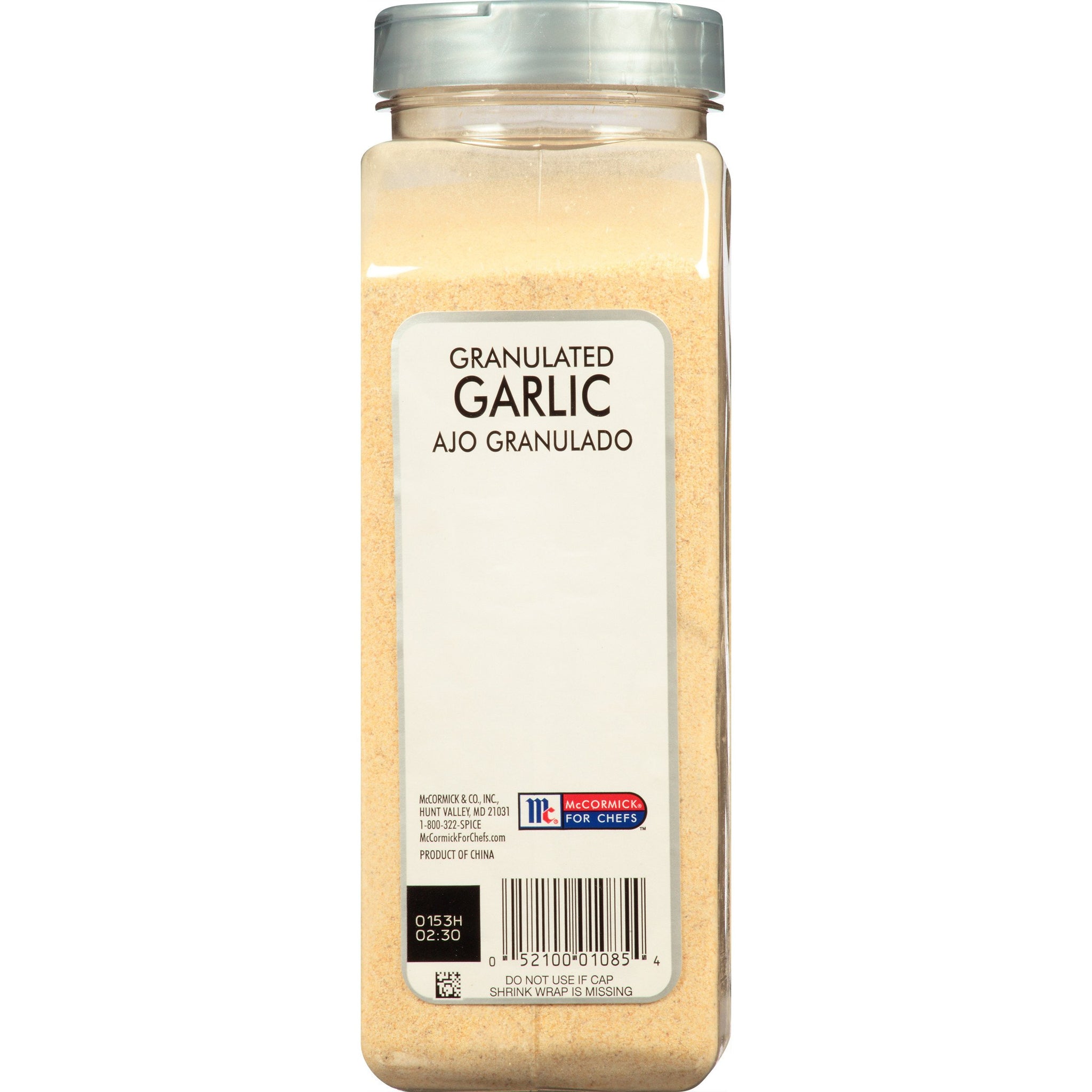 McCormick Culinary Granulated Garlic, 26 oz - One 26 Ounce Container of Granulated Garlic Powder, Best in Rubs for Beef, Pork, Fish, Poultry or Sauces