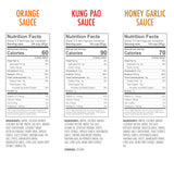 Kevin's Natural Foods Paleo Simmer Sauce Variety Pack - Stir-Fry Sauce, Gluten Free, No Preservatives, Non-GMO - 3 Pack (Orange/Kung Pao/Honey Garlic)